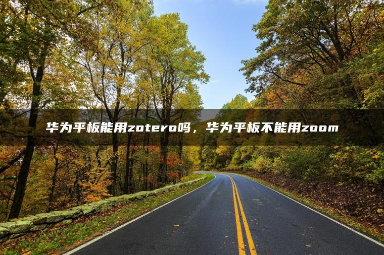 华为平板能用zotero吗，华为平板不能用zoom