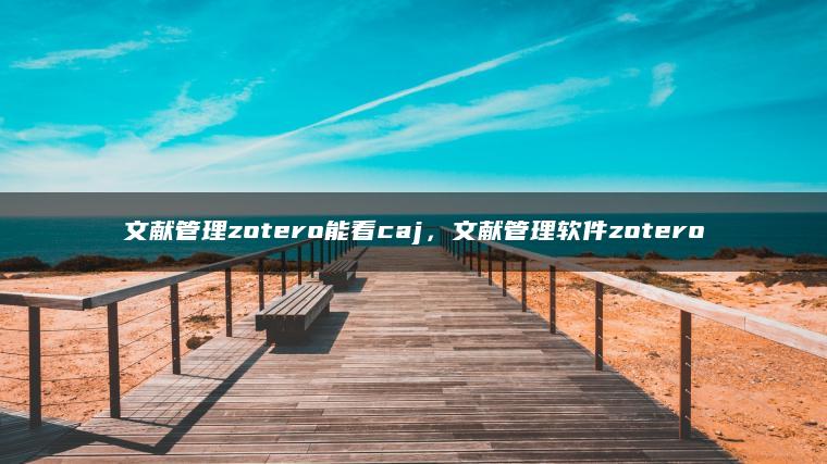 文献管理zotero能看caj，文献管理软件zotero