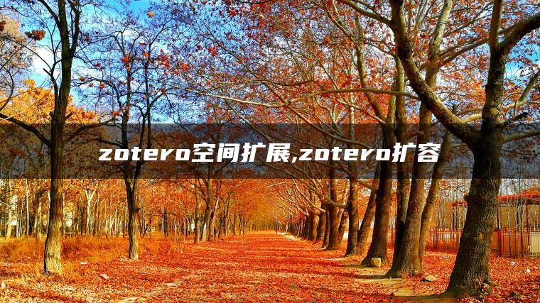 zotero空间扩展,zotero扩容