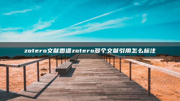 zotero文献图谱zotero多个文献引用怎么标注
