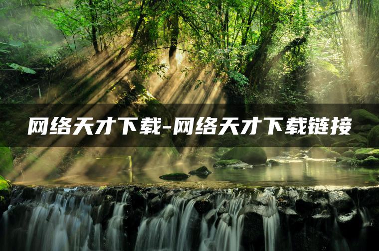 网络天才下载-网络天才下载链接