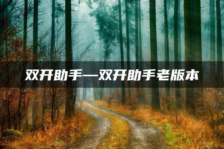 双开助手—双开助手老版本