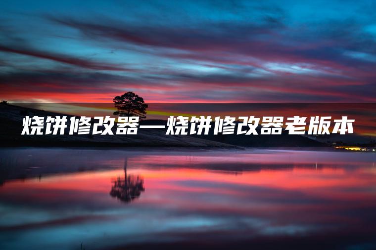 烧饼修改器—烧饼修改器老版本