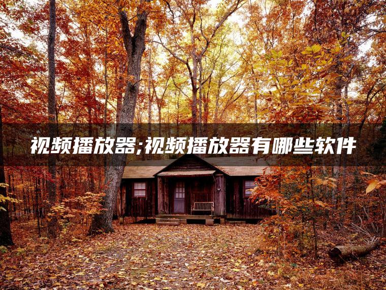 视频播放器;视频播放器有哪些软件
