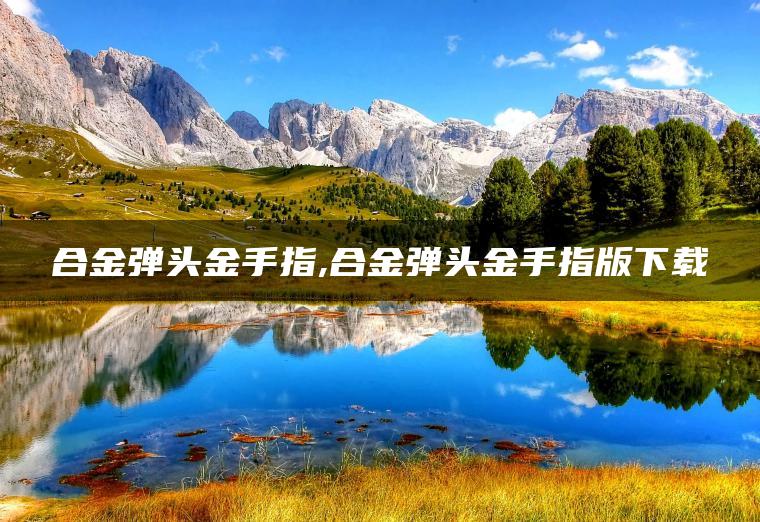 合金弹头金手指,合金弹头金手指版下载