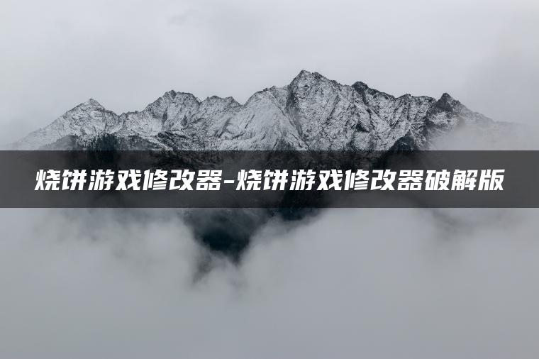烧饼游戏修改器-烧饼游戏修改器破解版