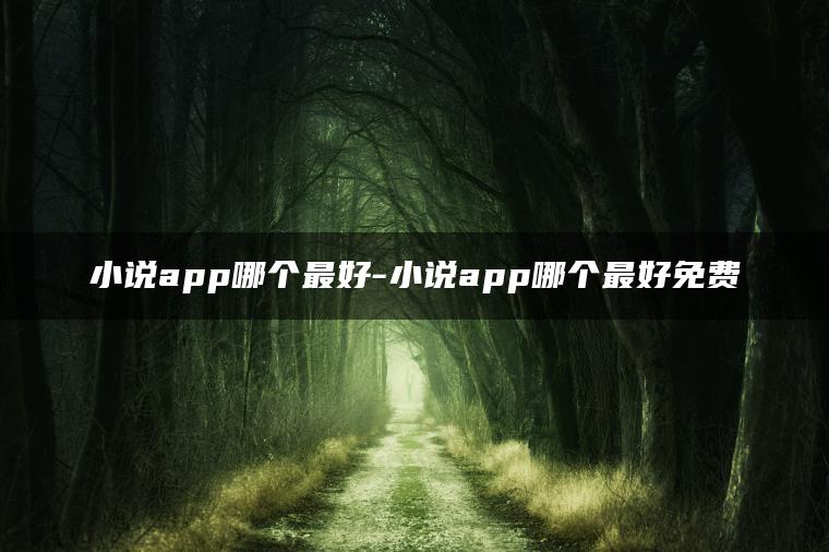 小说app哪个最好-小说app哪个最好免费