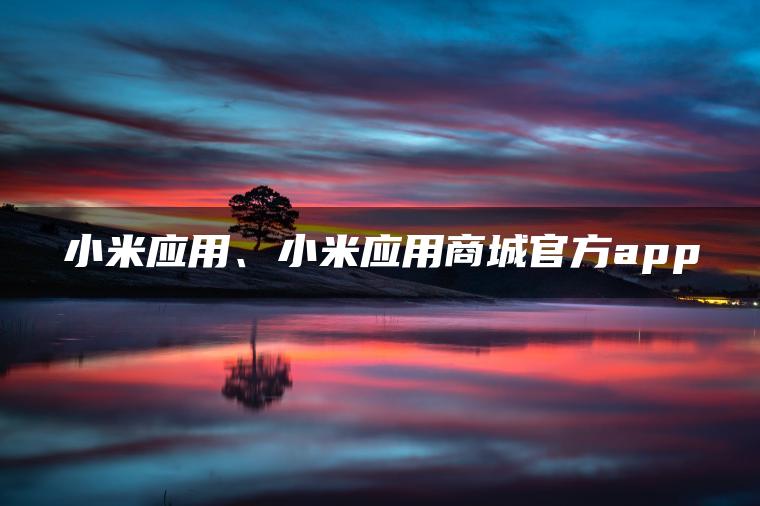 小米应用、小米应用商城官方app