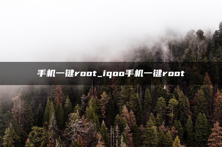 手机一键root_iqoo手机一键root