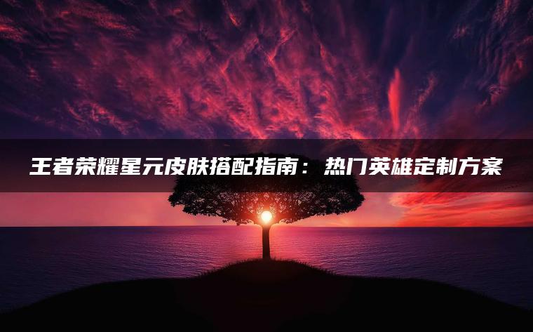王者荣耀星元皮肤搭配指南：热门英雄定制方案