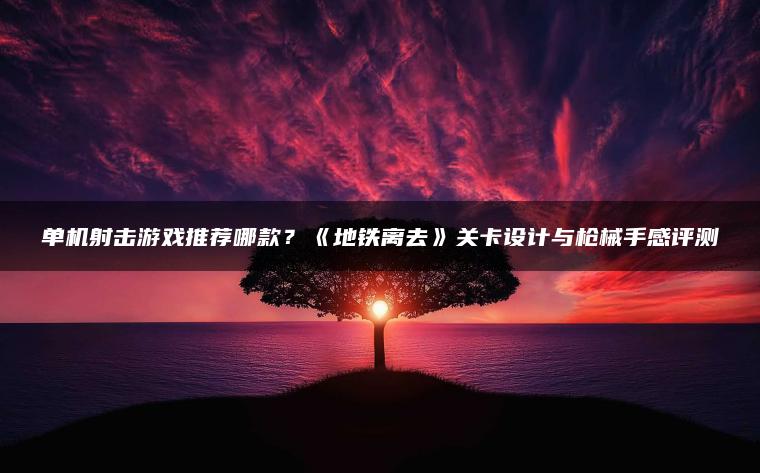 单机射击游戏推荐哪款？《地铁离去》关卡设计与枪械手感评测