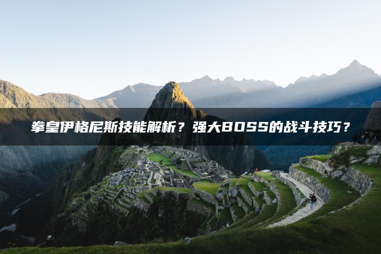 拳皇伊格尼斯技能解析？强大BOSS的战斗技巧？